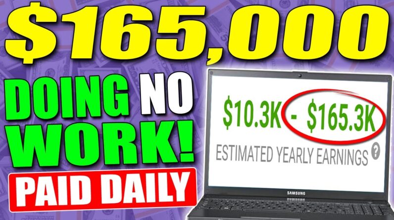 How To Make $165,000 In Passive Income Doing Nothing Using YouTube and FREE Traffic!
