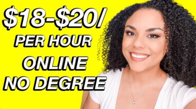 Online Jobs Available Worldwide, No Degree! Up To $20 Per Hour! Remote Work 2022!