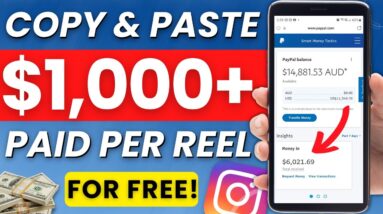 Get Paid $1,000+ Per Reel FOR FREE With Affiliate Marketing and Instagram!