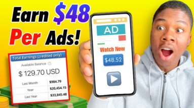 Watch Ads & Get Paid! ($48.72+ Per Ad) *FREE PAYPAL MONEY* | Make Money Online 2022