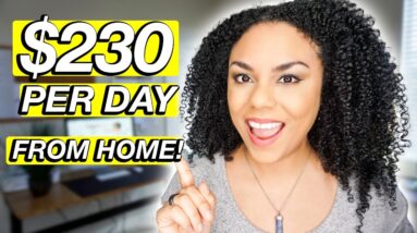 $230 Per Day Working From Home! Online Jobs Available Now 2022!