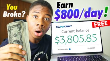 You Broke? Earn $800+ Per Day FAST! (5 HIGH PAYING Side Hustles 2022) | Make Money Online