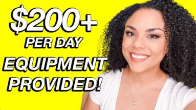 Easy Online Job, Equipment Provided 2022! ($200+ Per Day)