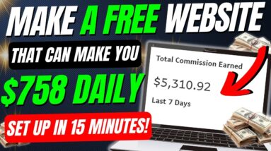 Affiliate Marketing For Beginners Tutorial To Earn $5,000+/Mo By Creating This FREE Website!