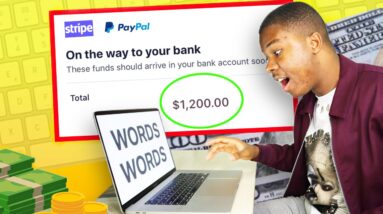 Get Paid $1,200+ Just To Type Words! (Earn $56 Per Hour) | Make Money Online