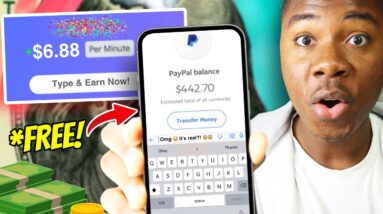 Get Paid $6.88 Per Minute Typing Online! (Earn $43 Per 5 Mins) | Make Money Online 2022