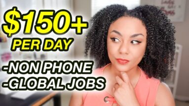Easy Online Job To Earn Over $150 Per Day From Home No Phone!