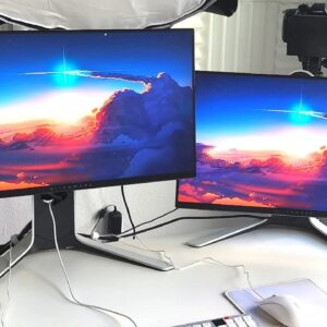 Ultimate Dual Monitor Desk Setup (Work From Home and Content Creation)