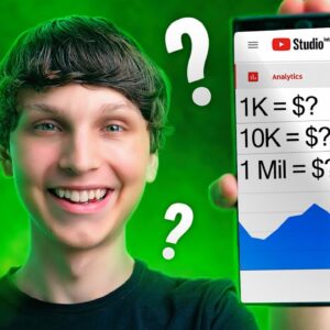 How Much a YouTube Channel Can Earn at 1K, 100K, and 1 Mil Views