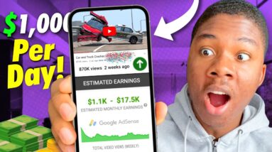 Make $1,000 PER DAY Posting Car Crash Videos On Youtube | Make Money Online 2022