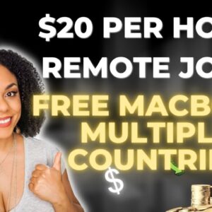 Work From Home Jobs Paying About $20 Per Hour Available In Multiple Countries!