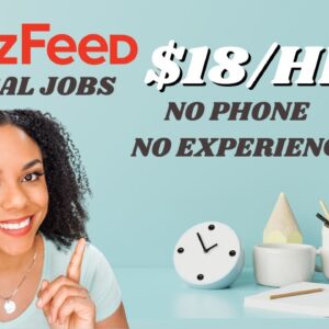 Multiple Work From Home Jobs At Buzzfeed 2023. No Phone No Experience! Multiple U.S. Jobs!