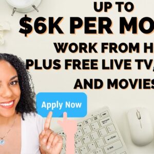 Brand NEW Work From Home Jobs 2023! Company Benefits Plus Free TV Service!