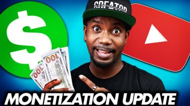 BREAKING NEWS! LOWER YouTube Monetization Requirements (Monetization Update)