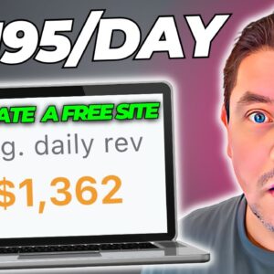 I Used A.I To Create a FREE Affiliate Marketing Website That Makes $1,195 Again and Again