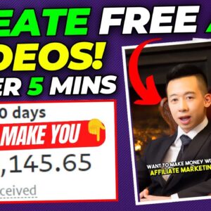 Create FREE AI Videos To Make Money Online & Earn $550+ Daily (Done In 5 Minutes)