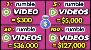 Earn BIG: $283 Per Video With a Rumble Affiliate Marketing USING Other's Videos!