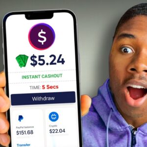 Withdraw $5.00 In 5 Seconds From FREE App! 🤑 (Apps That Pay You Real Money 2024)