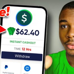 Get Paid $62.40 Within 24 Hours! *Free APP* (Make Money Online 2024)
