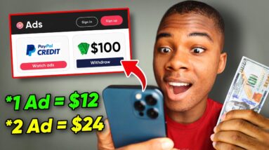 Earn $12 PER AD You Watch! *$100 Payment Proof* 🤑 (Make Money Online Watching Ads 2024)